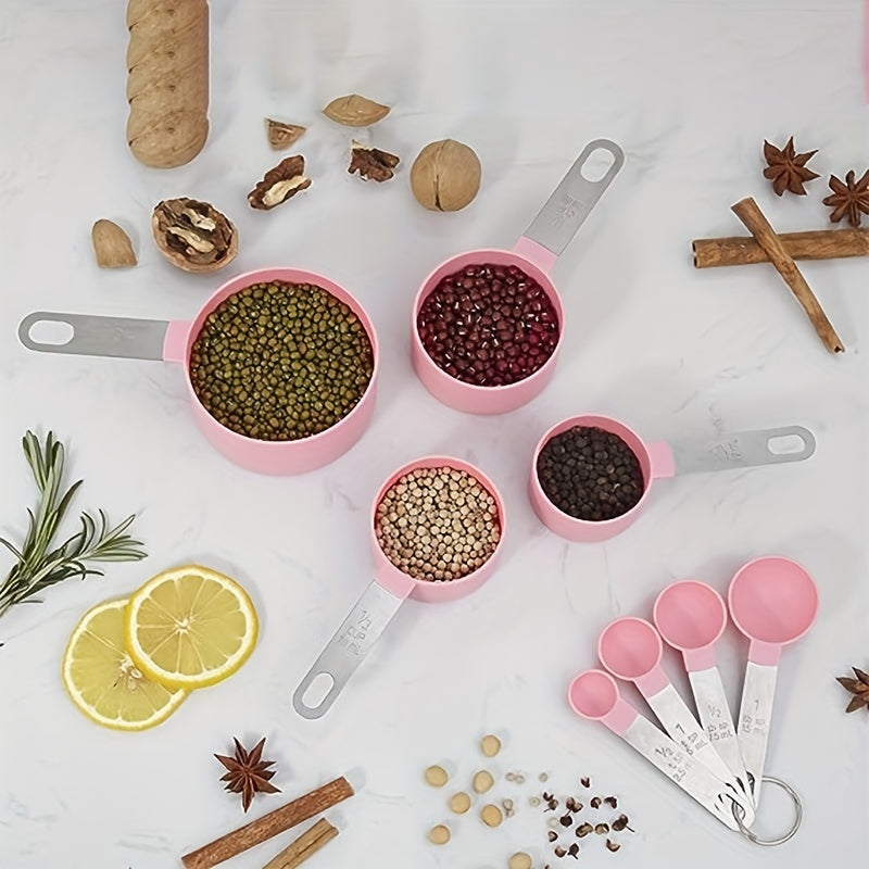 Multifunctional 8-Piece Measuring Cups & Spoons Set for Baking - Hospitality World