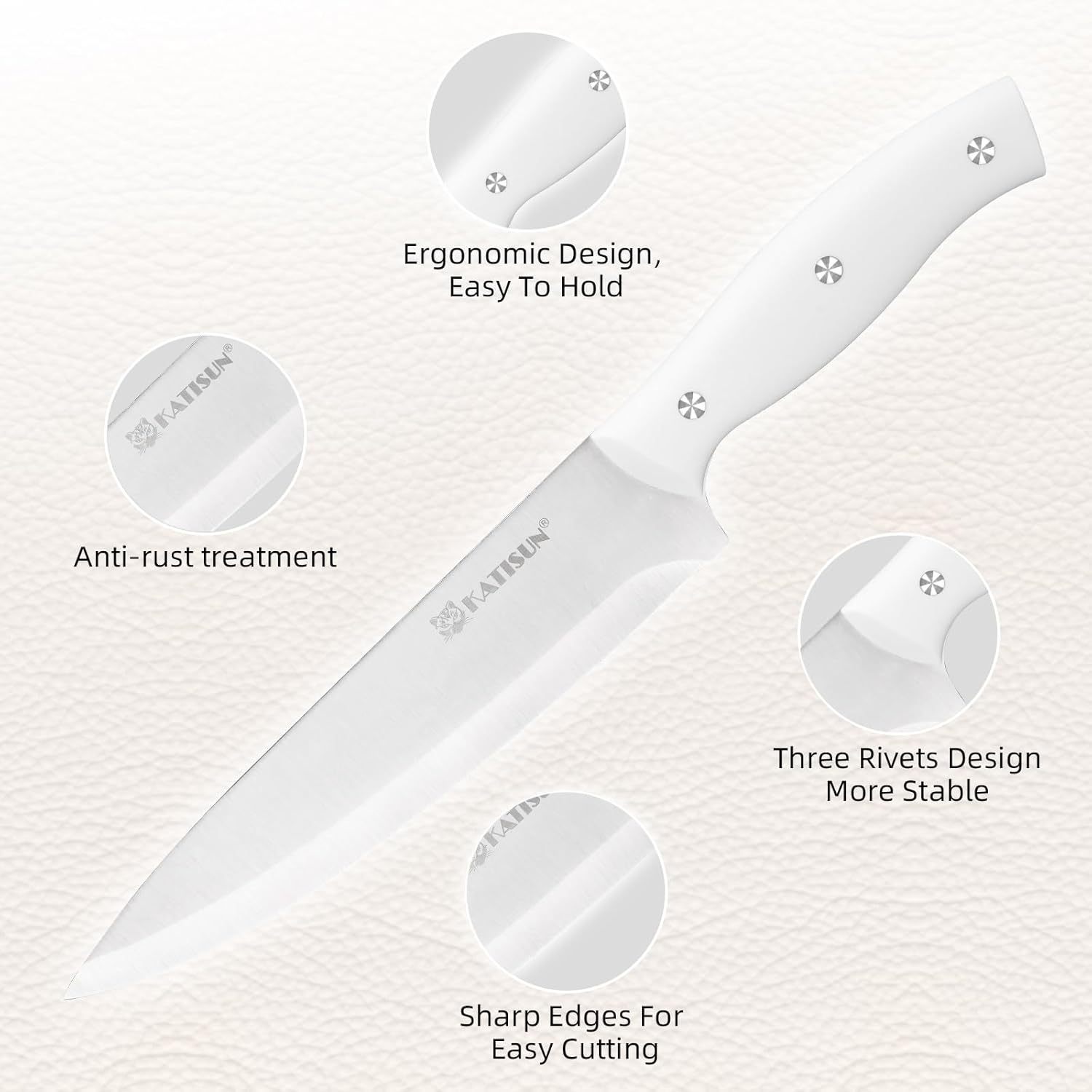 High Carbon Stainless Steel Kitchen Knife Set