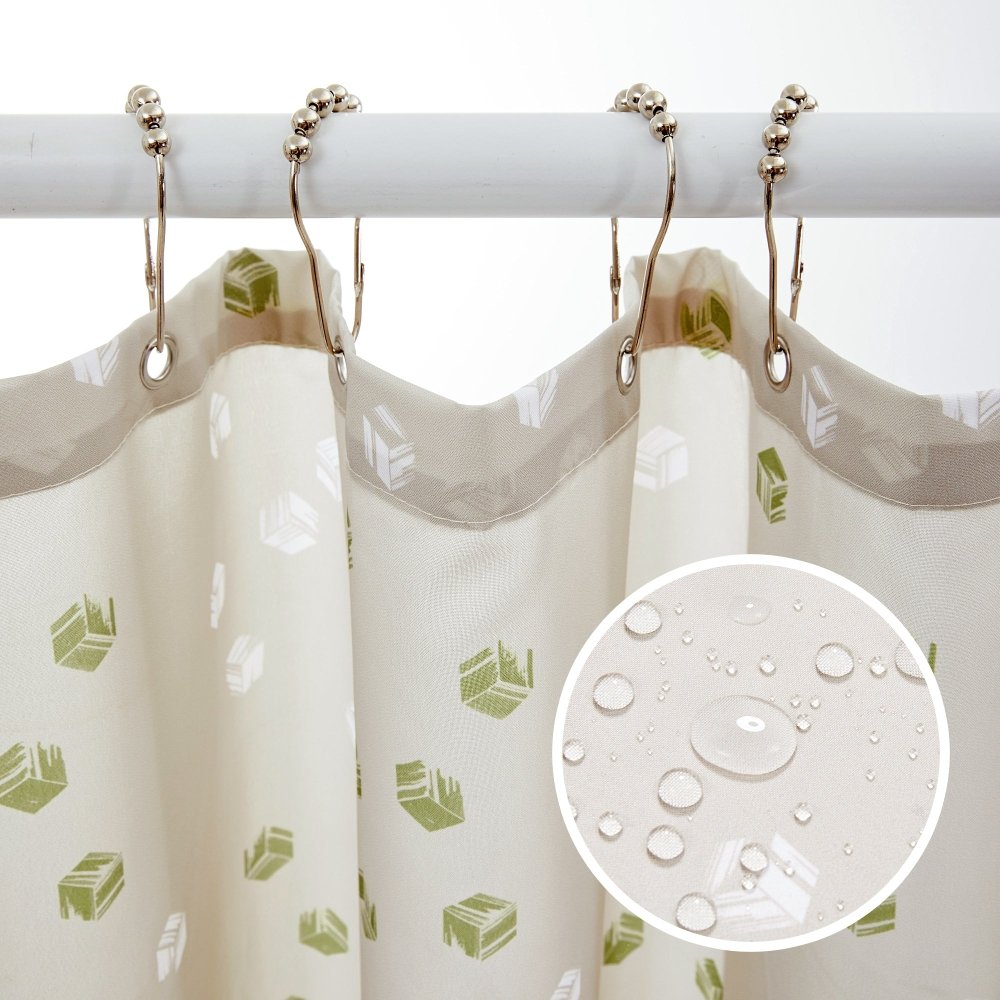 Modern Cubic Play Shower Curtains