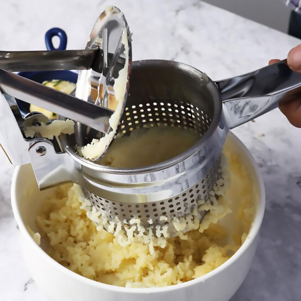 Premium Stainless Steel Potato Masher & Food Crusher | Rust-Proof Kitchen Tool - Hospitality World