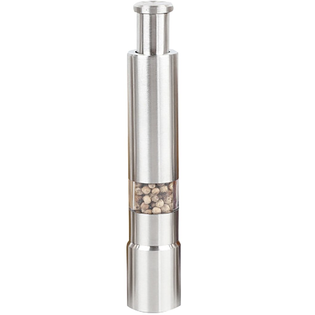 Premium Stainless Steel Salt & Pepper Grinder | One-Hand Operation Spice Mill - Hospitality World