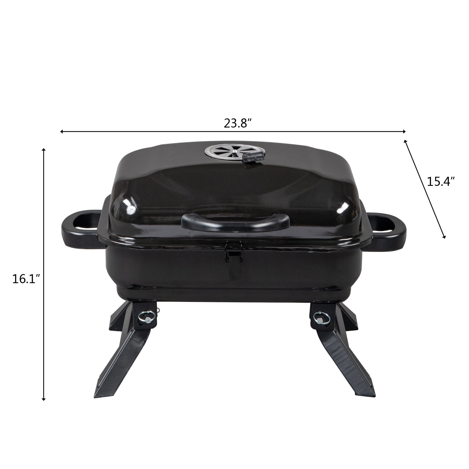 Portable Tabletop BBQ Charcoal Grill | Compact & Foldable for Camping and Picnic - Hospitality World