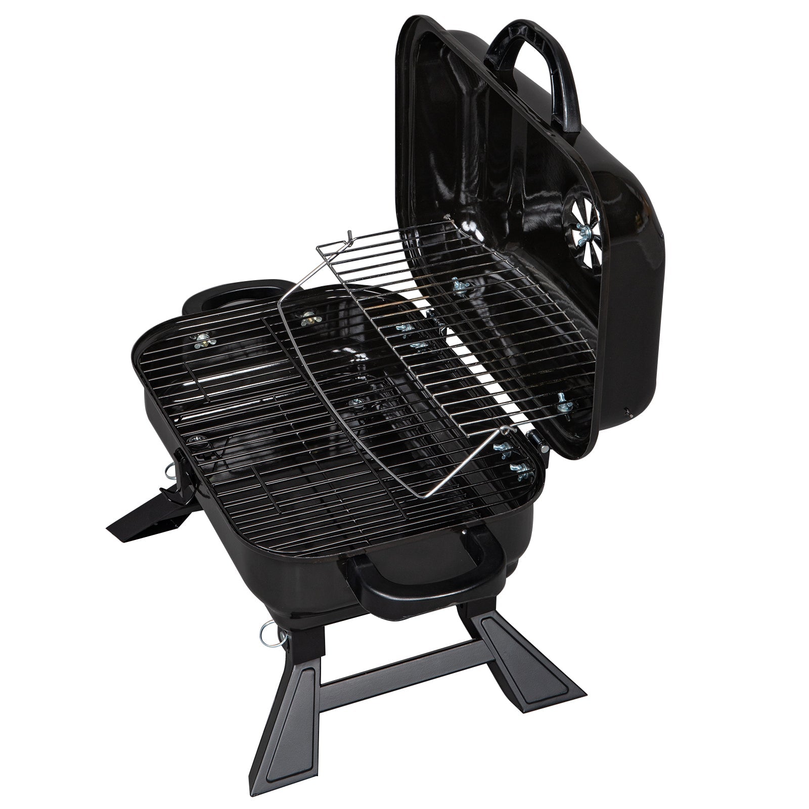 Portable Tabletop BBQ Charcoal Grill | Compact & Foldable for Camping and Picnic - Hospitality World