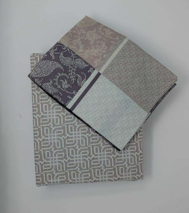 DaDa Bedding Jacquard Grey Floral Paisley 100% Cotton Fitted Sheet Set - Hospitality World